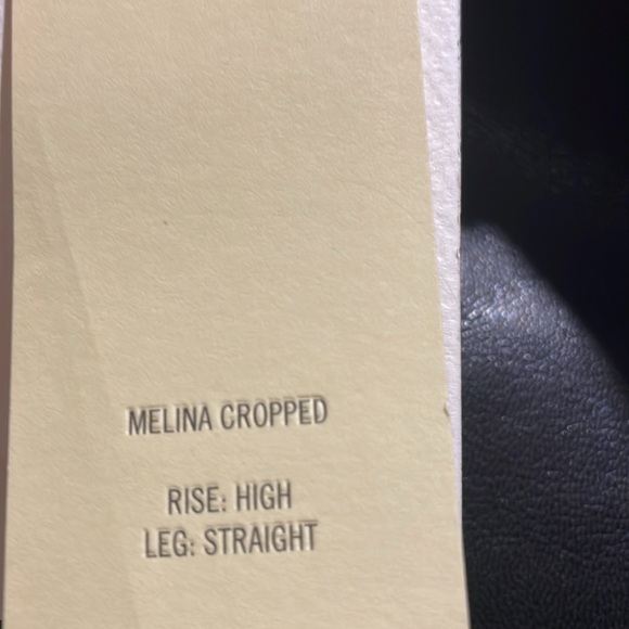 BNWT Wilfred Melina  high rise straight leg faux leather Jeans. Reposhing. - Picture 11 of 15